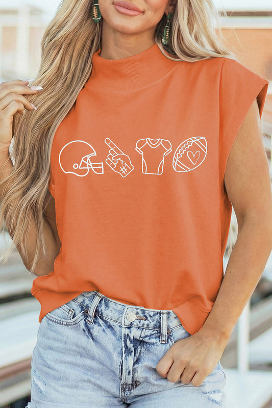 Game Day High Neck Top